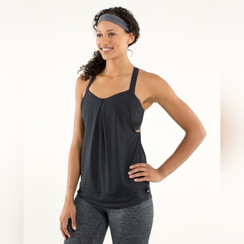 Lululemon Cinchable Waist Layered Tank Top